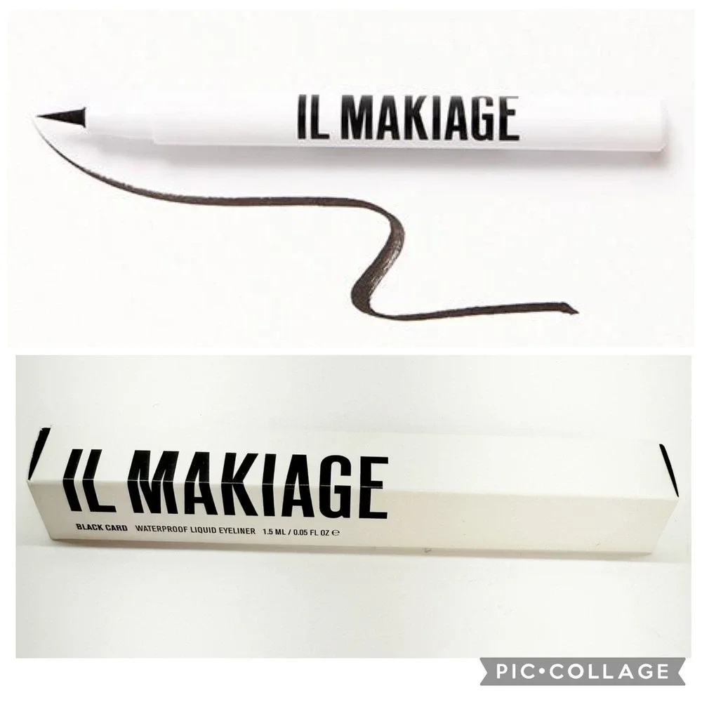 IL MAKIAGE Black Card Waterproof Liquid Eyeliner Black 1.5ml New in Box